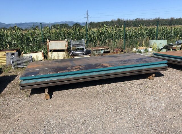 Чугунные мраморы Marbres fonte lisse - Cast iron Marbles 3910 x 2000 x 350 mm