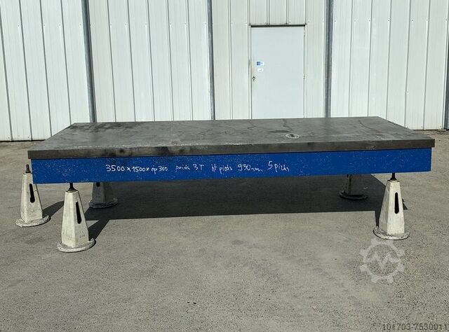 Мраморная плита Marbre fonte lisse - Marble plate 3500 x 1500 x 300 mm