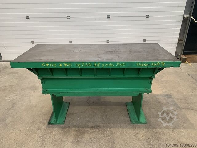 Чугунный контроль/трассировка мрамора Marbre de contrôle/traçage en fonte 1700 x 700 x 230 mm