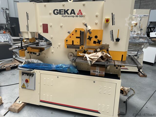 МАШИНА ДЛЯ РАБОТ ПО МЕТАЛЛУРГИЧЕСКИМ РАБОТАМ GEKA HYDRACROP 80 SD GEKA IRONWORKER HYDRACROP 80SD