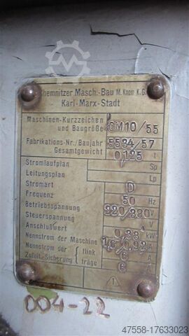 Сверло для скамьи WMW CM10