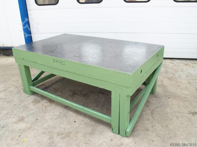 Плита для выправки и сварки из сталелитого и серого чугуна, сильно оребрённая, тяжелая выправочная п  2000x1200