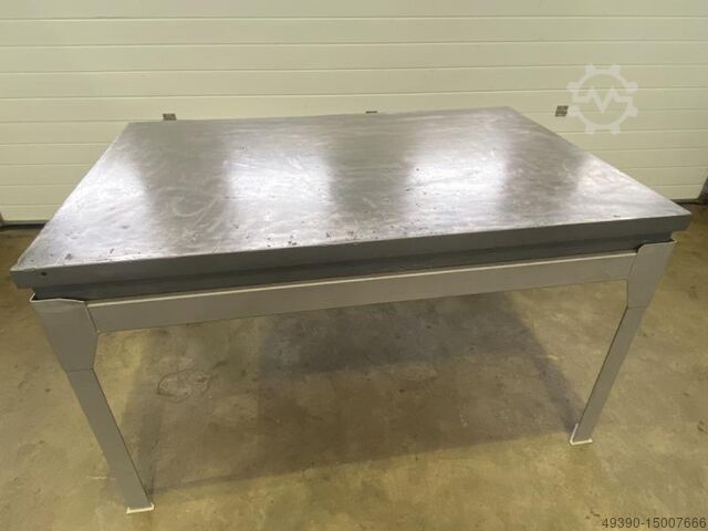 Плита для выправки и сварки из стального и серого чугуна, сильно оребренная, литая плита, тяжёлая вы  1500x1000