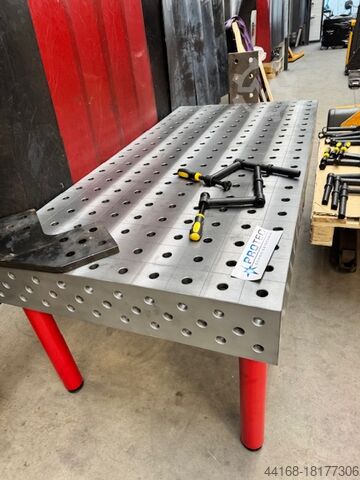 Сварочный поворотный стол, поворотный стол, стол с отверстиями Protec 3-D Lochtisch 2400 x 1200x 200