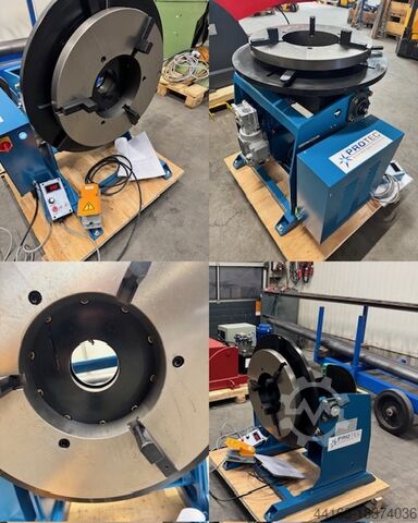Поворотный стол для сварки, поворотный стол, позиционер Protec KT 600 - 500er Chuck