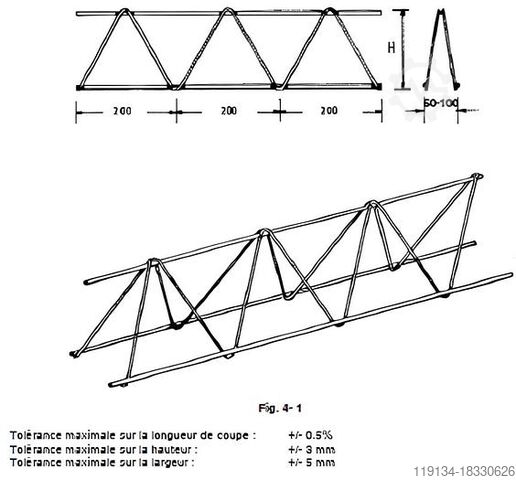 EUROLLS Автоматическая линия для сварки сетки TE 30 S EUROLLS Automatic lattice girder welding line TE 30 S