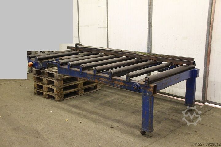 Роликовый конвейер с ограничителем длины unbekannt Rollenbahn Länge 3000 mm