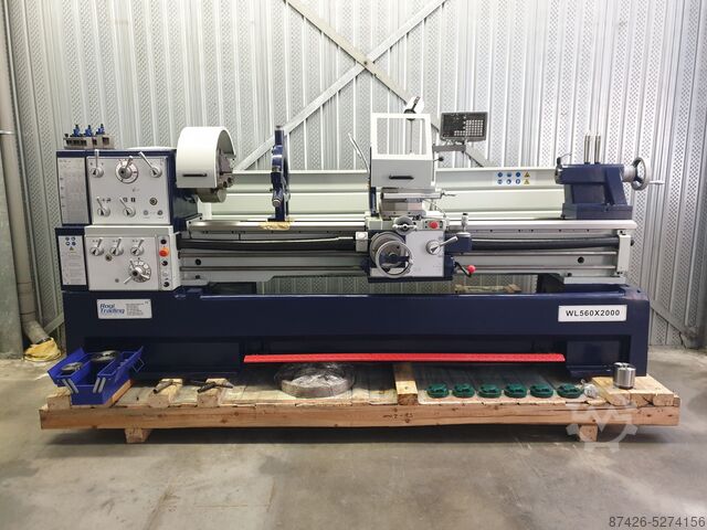 Токарно-центровой станок и токарный станок с подающим шпинделем Rogi WL560x2000