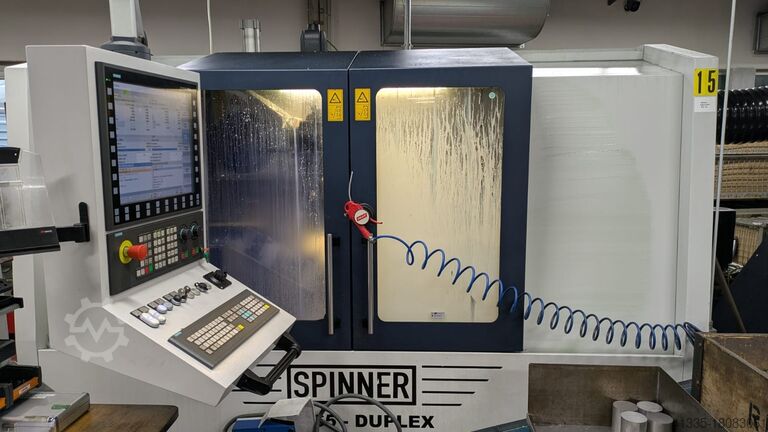 Токарный станок с ЧПУ с загрузчиком прутка SPINNER TTS 65 DUPLEX