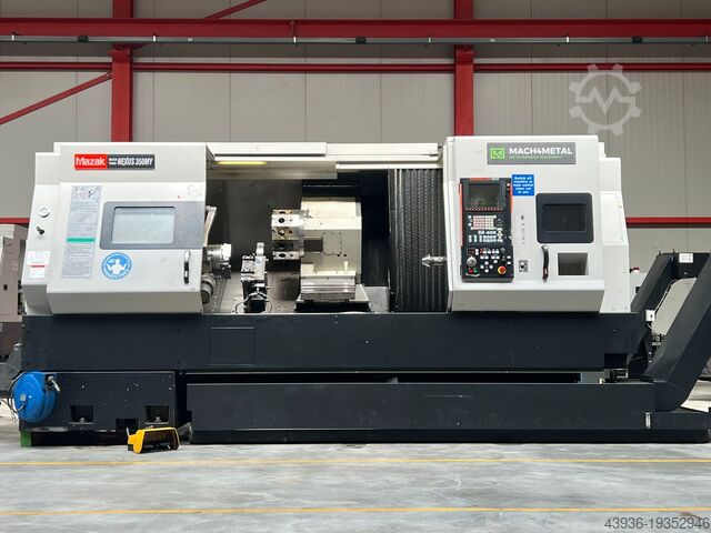 Токарный станок с ЧПУ с осью Y MAZAK QT Mazak QT 350 MY