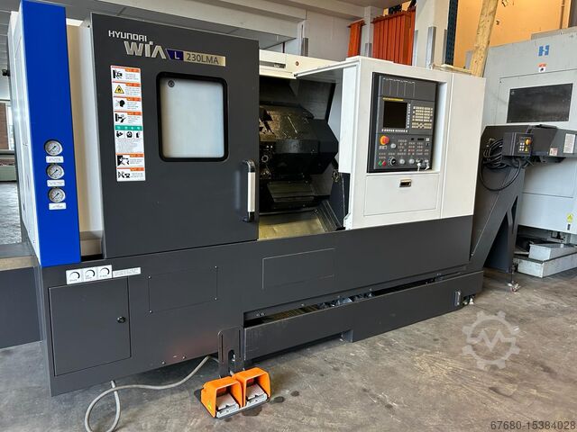 Токарный станок с ЧПУ Hyundai-Wia L230LMA