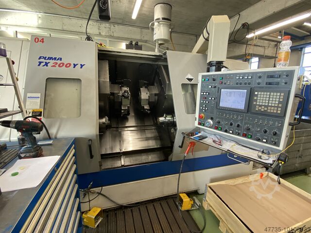 Токарный станок с ЧПУ с осью Y DAEWOO PUMA TX 200 YY
