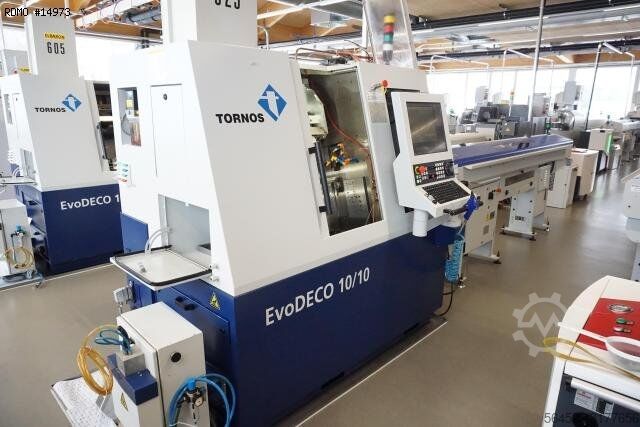 Токарный станок с ЧПУ швейцарского типа TORNOS EVODECO 10/10