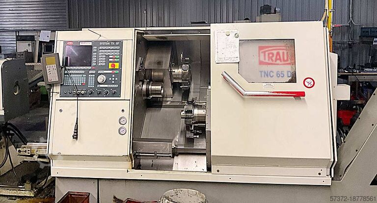 Двухшпиндельный токарный станок с ЧПУ Traub TNC 42/65 DGY