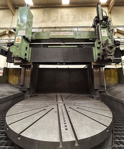 Вертикальный токарный станок Webster & Bennett 