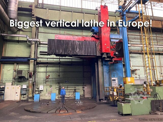 Вертикальные токарные станки обычные и с ЧПУ Schiess 80 DF Ø 9000 x 5547 mm CNC