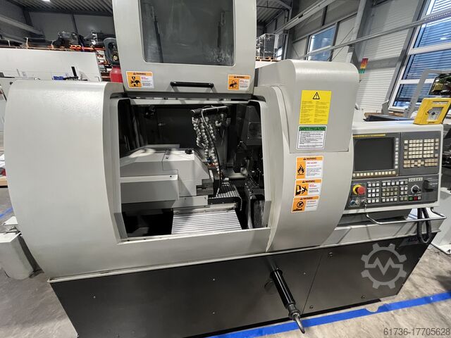Автоматический токарный станок Hanwha XD20II-M Fanuc FMB 2-20 turbo
