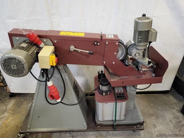 Ленточная шлифовальная машина бесцентровая, мокрая GRIT GX752H + GCX + GXW