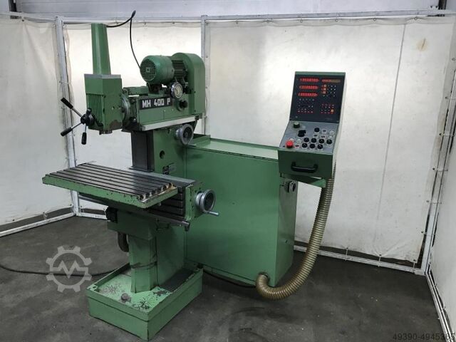 Универсальный фрезерный станок, фрезерный станок с ручными маховиками и цифровым дисплеем Heidenhain MAHO MH 400 P