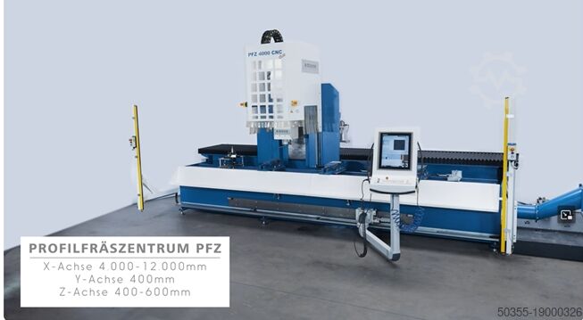Фрезерный станок с подвижной колонной RÖDER Profilfräszentrum PFZ 4000