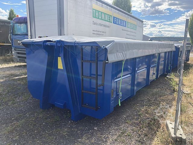 Съемный роликовый контейнер Other 23 cbm Rollplane Kornschieber enzianblau 6m