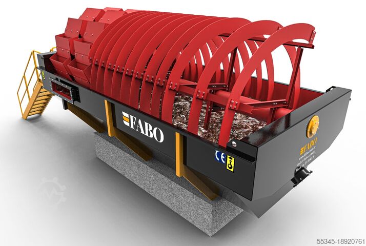 мойка ковшового колеса FABO BUCKET WHEEL WASHER