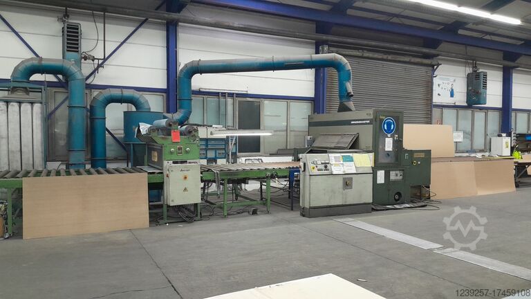 Широколенточная шлифовальная машина A. van der Linden b.v. Goes la Holla Grindingmaster MB-1600