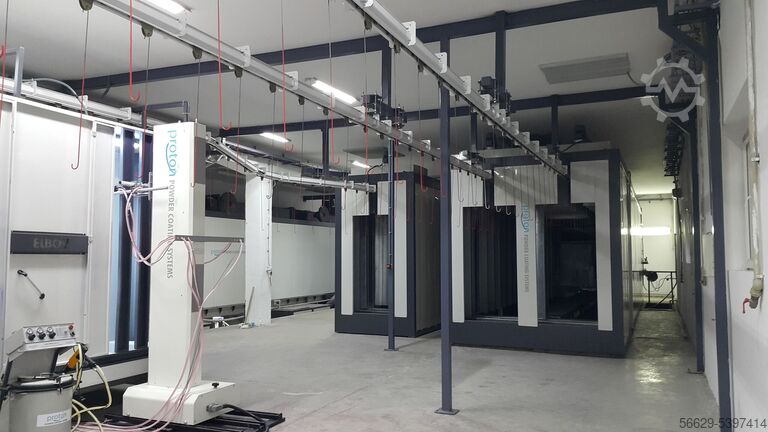 Печь для порошковой покраски, туннельная печь Proton UML-LINE
