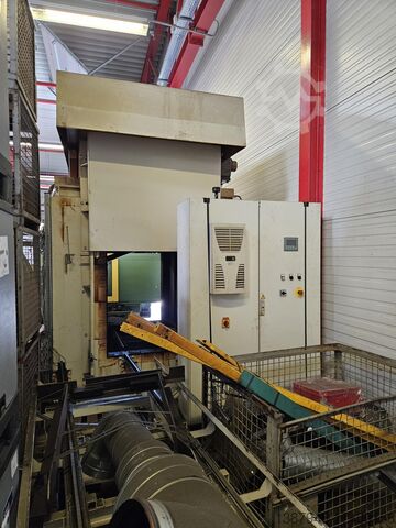 Камерная циркуляционная печь с электрическим нагревом PADELTTHERM® GmbH KEU 1980/300-K mit Kettenförderer + 2 Hu