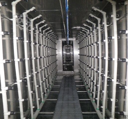 Порошковая система с предварительной обработкой 3 зоны Handelsagentur Klaus Benecke Durchlaufanlage halbautomatisch