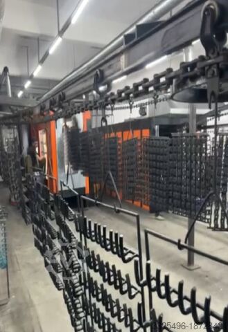 система лакокрасочного покрытия HAS KİM İNŞAAT VE MAKİNE KİMYEVİ MADDE Full Robotic Powder Coating Plant