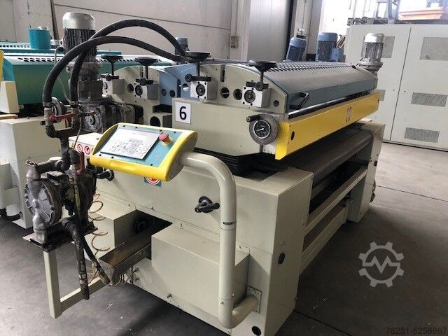 Линия для нанесения покрытия УФ-валиком Giardina e Superfici 