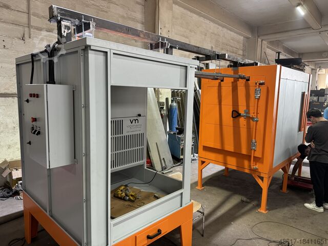 СИСТЕМА ПОРОШКОВОЙ ПОКРЫТИЯ ДЛЯ АВТОМОБИЛЬНЫХ ДИСКОВ VOGAMAKINA VMJANTES