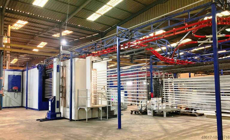 ГОРИЗОНТАЛЬНАЯ УСТАНОВКА ПОРОШКОВОЙ ПОКРАСКИ VOGAMAKINA VMAUTO