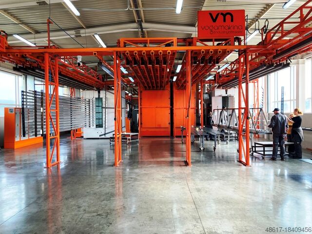 ЛИНИЯ ПОРОШКОВОЙ ПОКРЫТИЯ ТРАНСФЕРНОГО ТИПА VOGAMAKINA BTRANSFER