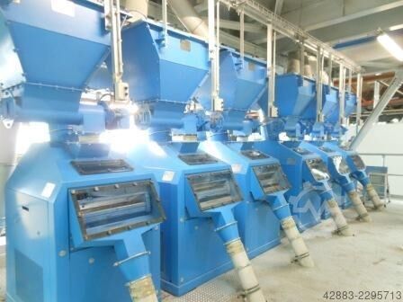 Сепаратор псевдоожиженного слоя / Денсиметрическая таблица RW Recycling World GmbH FBS 450 / FBS 600 / FBS 900