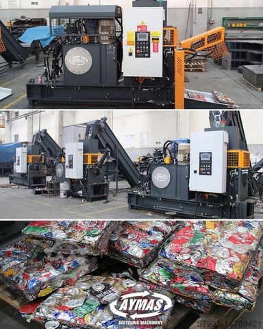 пресс для металлолома Aymas Recycling Machinery CP (50x30) Used Beverage Can Baler