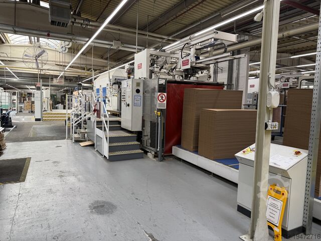 Вырубка с помощью Flexo160 Bobst SPO Flexo160