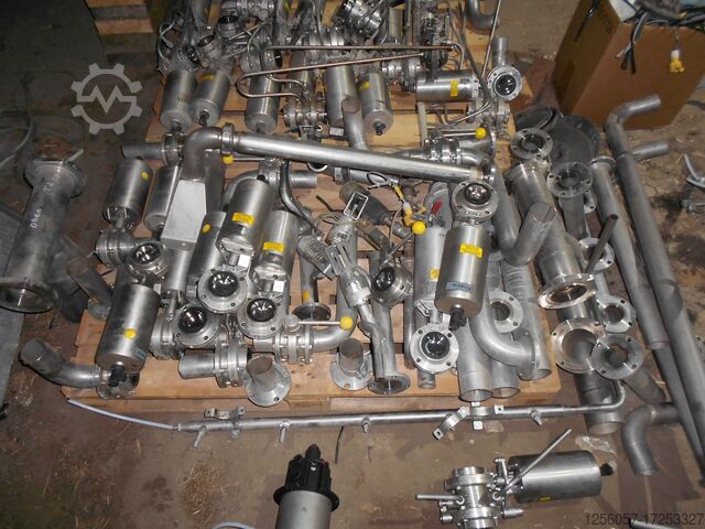 Система наполнения контейнеров GUTH Edelstahl Klappenventile DN50 / DN80