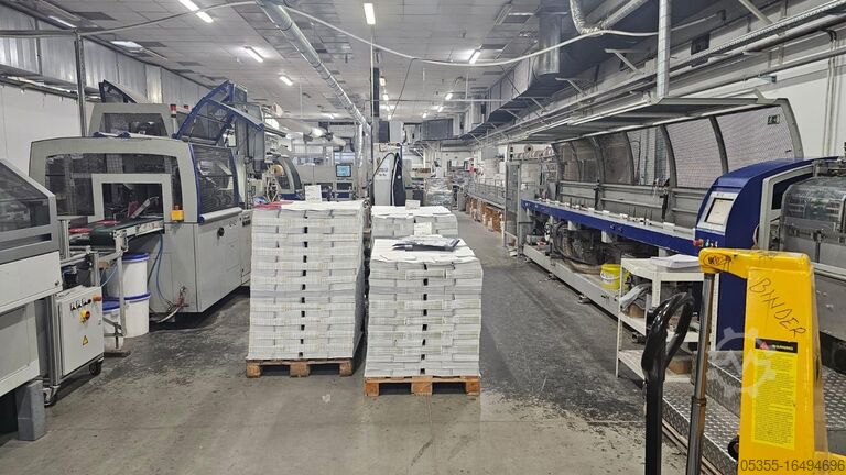 Машина для переплета книг Kolbus BF512 Casing-in Line + Sigloch & Trimmer