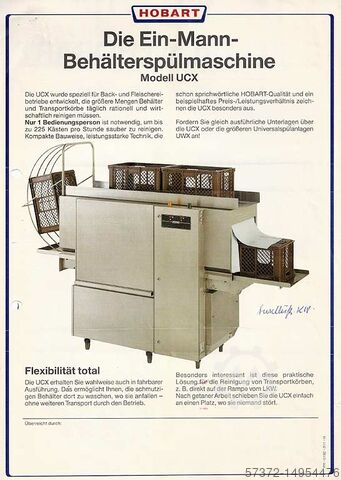 Посудомоечная машина с одним человеком Hobart UCX
