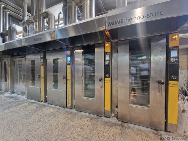 Тележечные хлебопекарные печи с термомасляной печью Miwe THERMO-STATIC