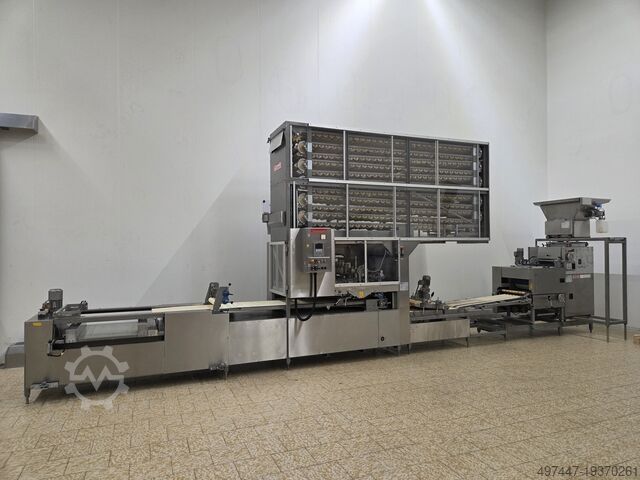 Линия Konig Bun. Industry Rex I Konig Konig industrie Rex I automaat Bun lijn