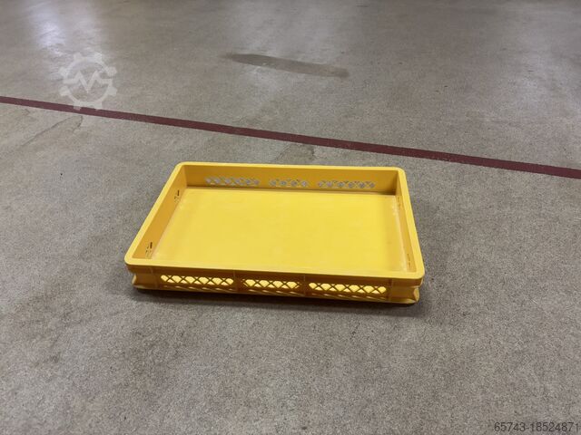 Желтые коробки для выпечки  60x40x8