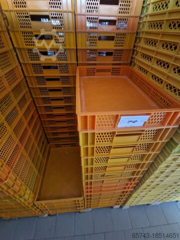 Желтые коробки для выпечки  60x40x9