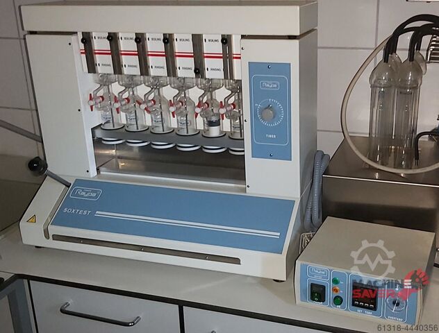 БЛОК ЭКСТРАКЦИИ СОКСЛЕТА - ПОЛУАВТОМАТИЧЕСКИЙ Raypa Espinar SX-6