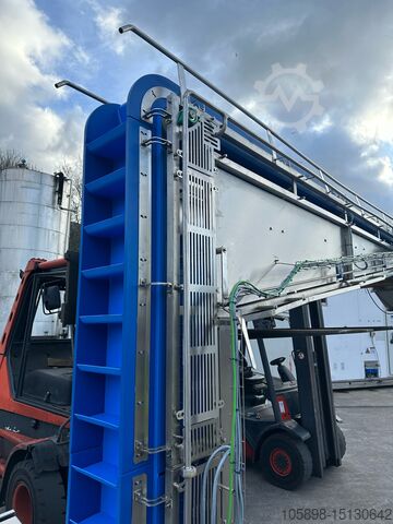 Карманный конвейер типа Z Conveyor Lines Ltd 2021 Z type conveyor from multihead weighing line