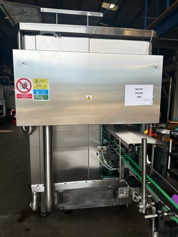 Роторная разливочная машина для больших банок. Hema / Barry Wehmiller Volufill MRH 9/12