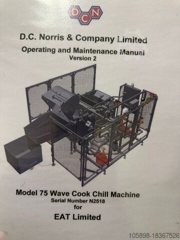 Система охлаждения и приготовления риса, лапши, макарон и т. д. D C Norris Wave 75 cook chill system