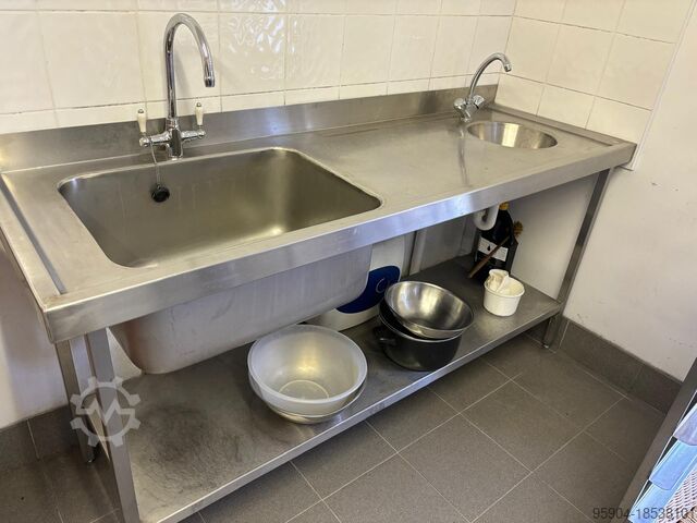 Двойная мойка из нержавеющей стали Double Sink Stainless Steel 